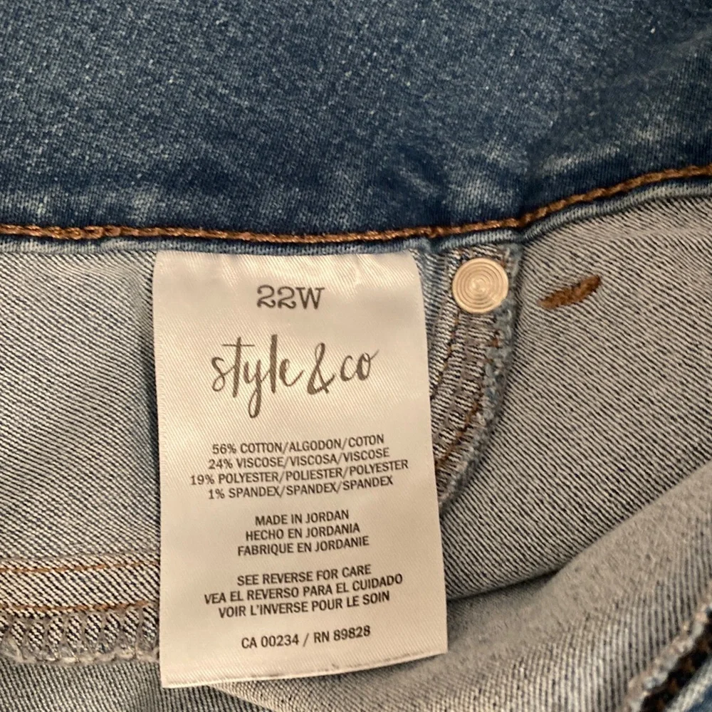Style & Co. Women's Blue Skinny Jeans - Picture 4 of 4